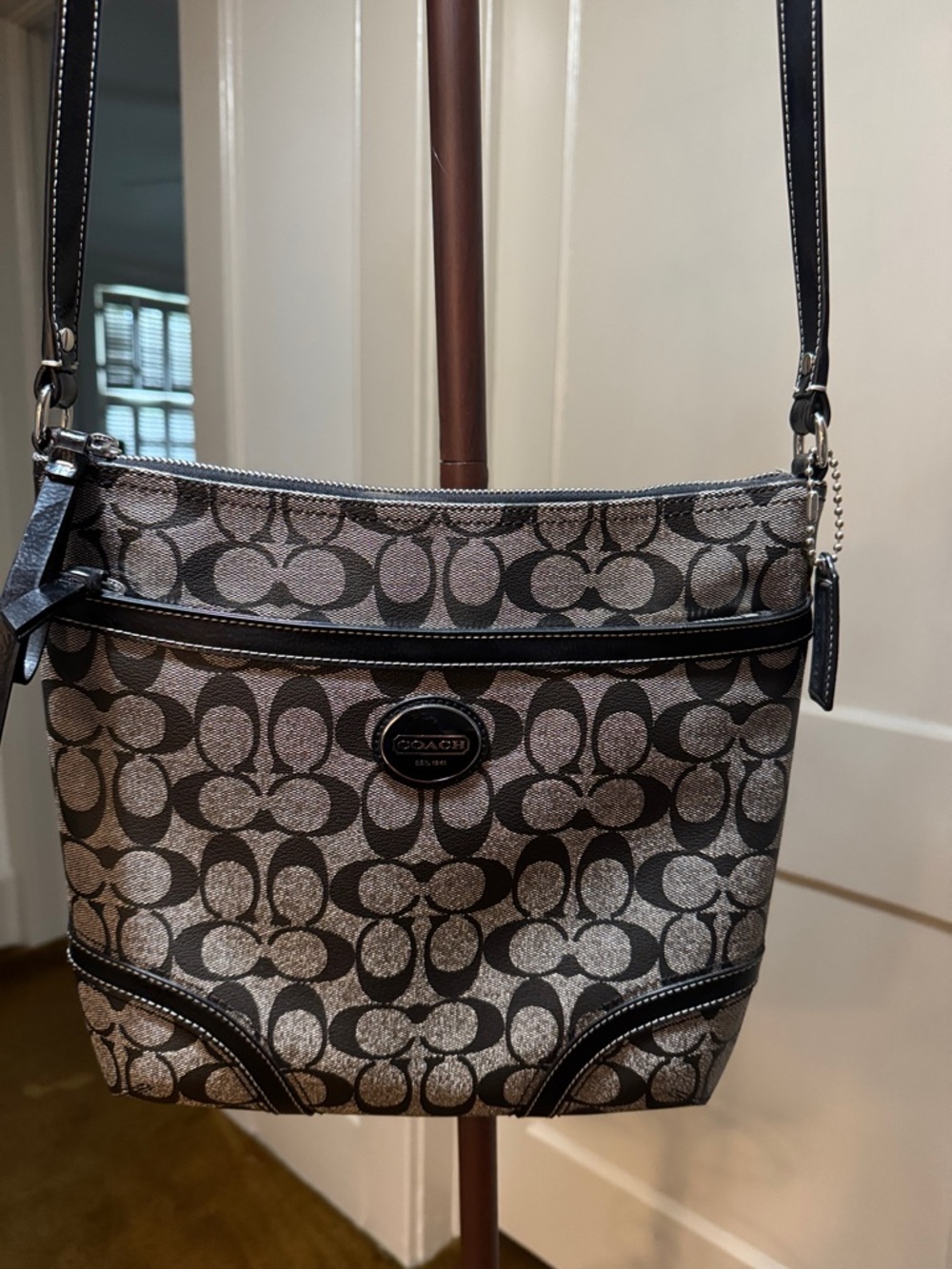 Coach Signature Crossbody Bag in Black